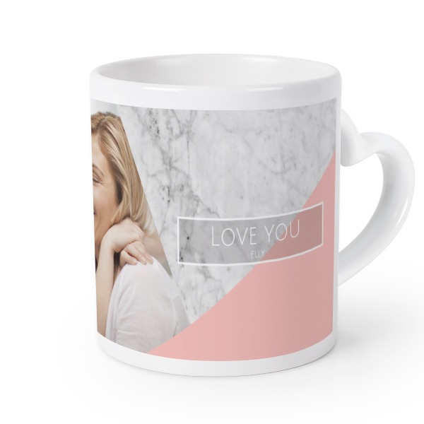 Herztasse mit Foto personalisiert