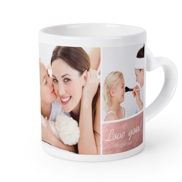 Mug anse en coeur