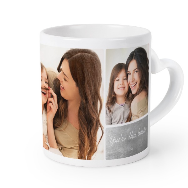 Herztasse mit Foto personalisiert Herztasse mit Foto personalisiert