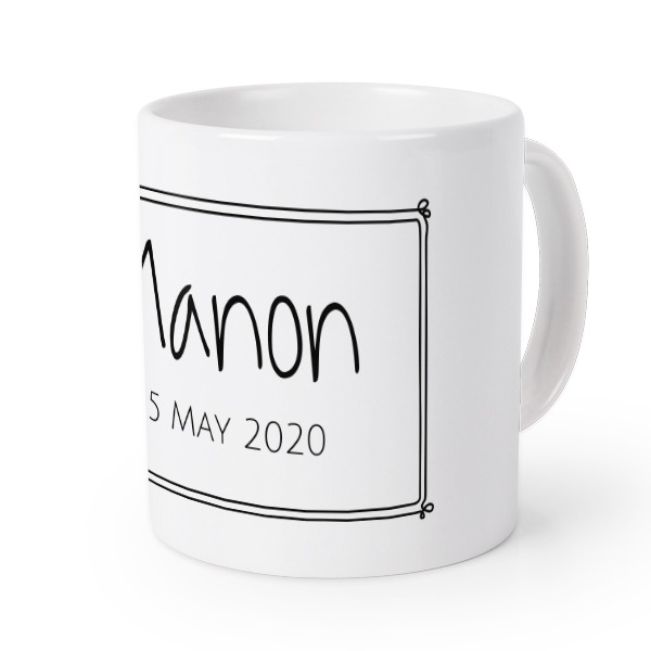 Tasse Weiss