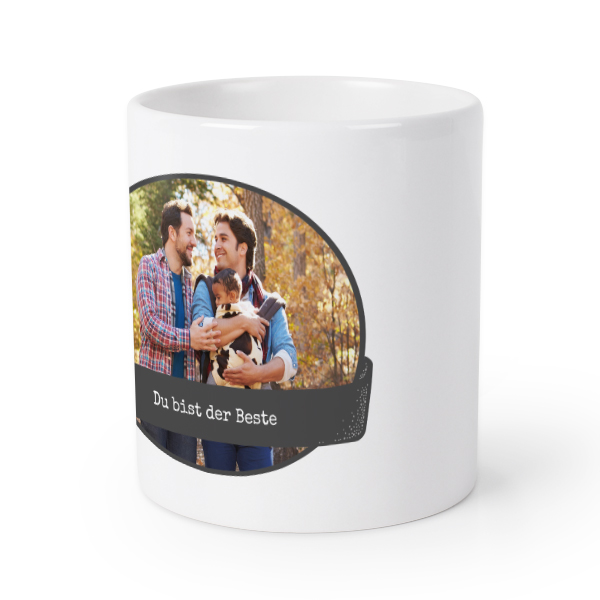 Stiftehalter personalisiert mit Foto (Keramikbecher)