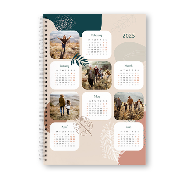 Fotoschrift met jaarkalender A4