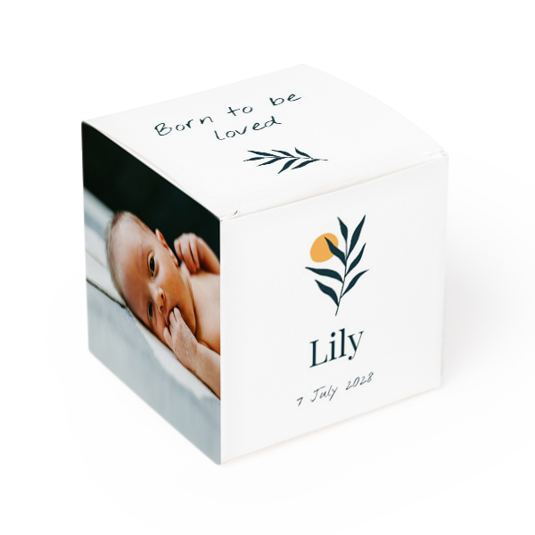 Personalised party favours boxes Personalised party favours boxes