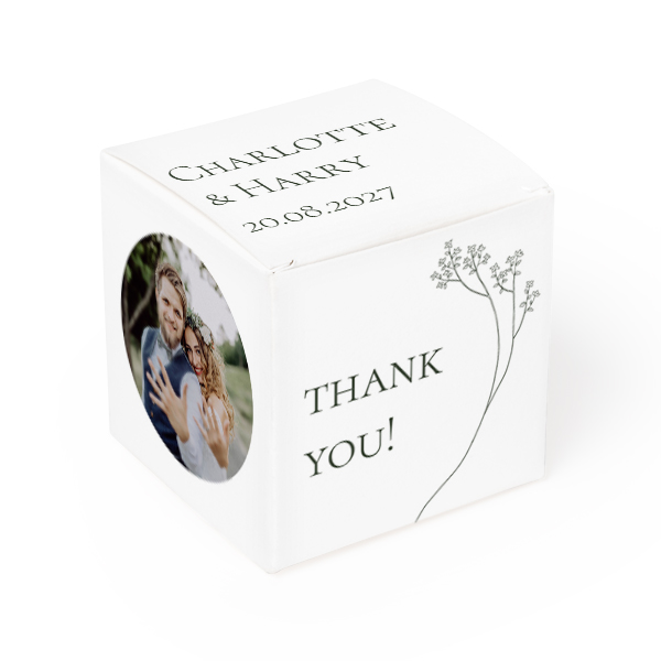 Personalised party favours boxes Personalised party favours boxes