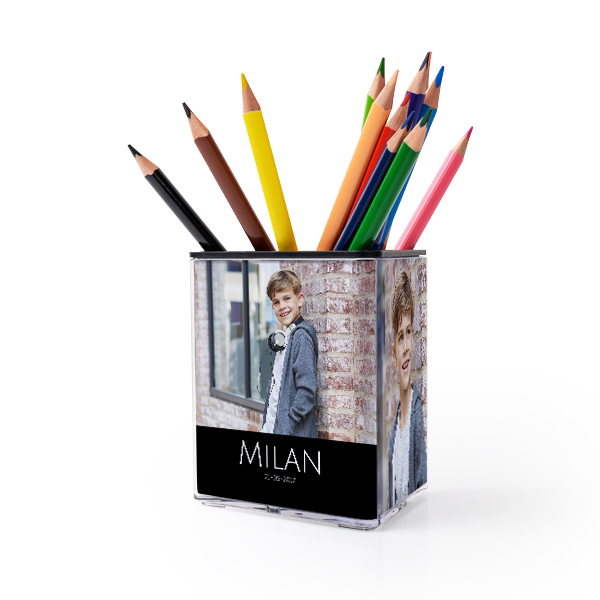 Pot Ă crayons triangulaire Pot Ă crayons triangulaire