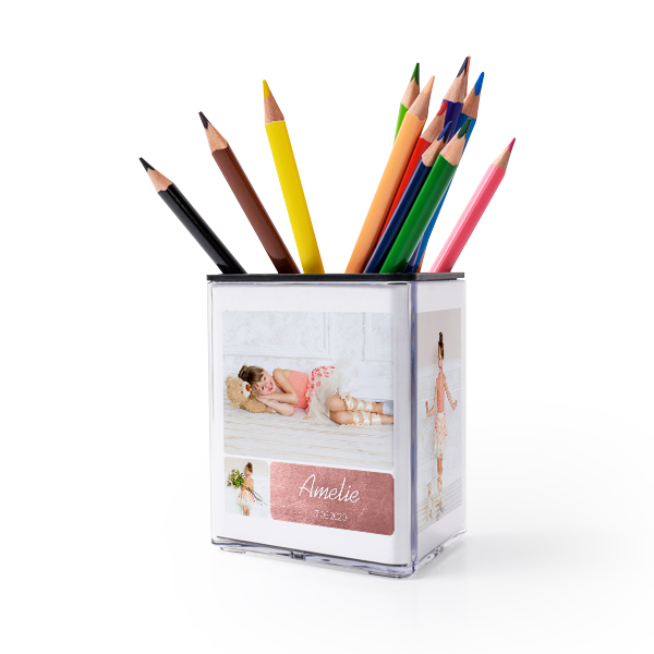 Pot Ă crayons triangulaire Pot Ă crayons triangulaire