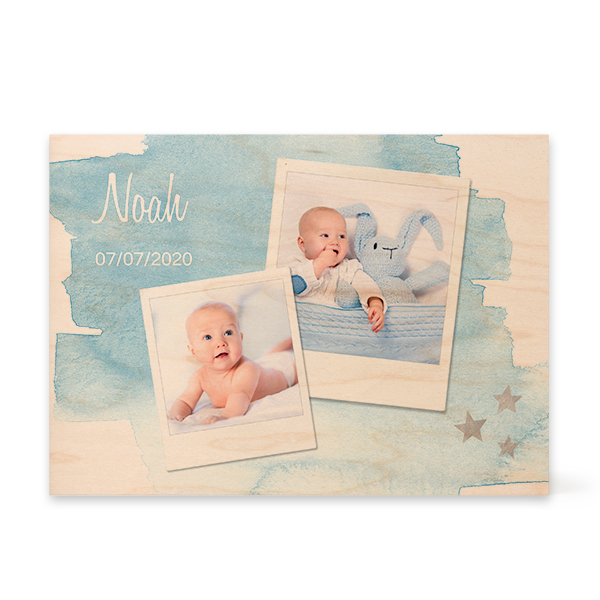Bloc photo en bois Rectangulaire Bloc photo en bois Rectangulaire