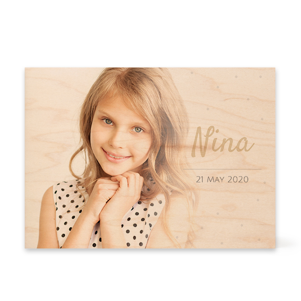 Wooden Photo Block Rectangle Wooden Photo Block Rectangle