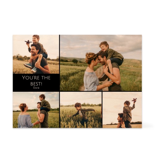 Houten fotoblok rechthoek Houten fotoblok rechthoek
