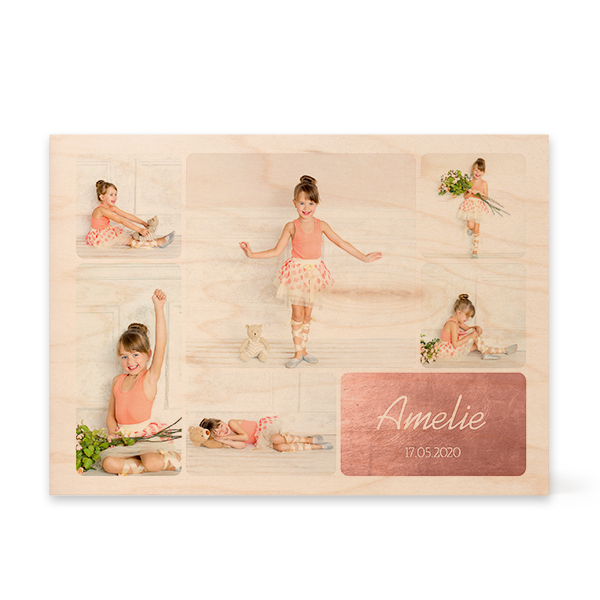 Bloc photo en bois Rectangulaire Bloc photo en bois Rectangulaire