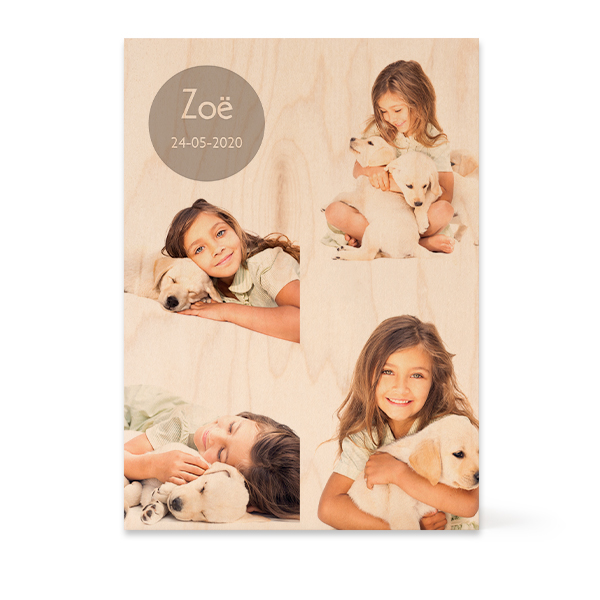 Bloc photo en bois Rectangulaire Bloc photo en bois Rectangulaire