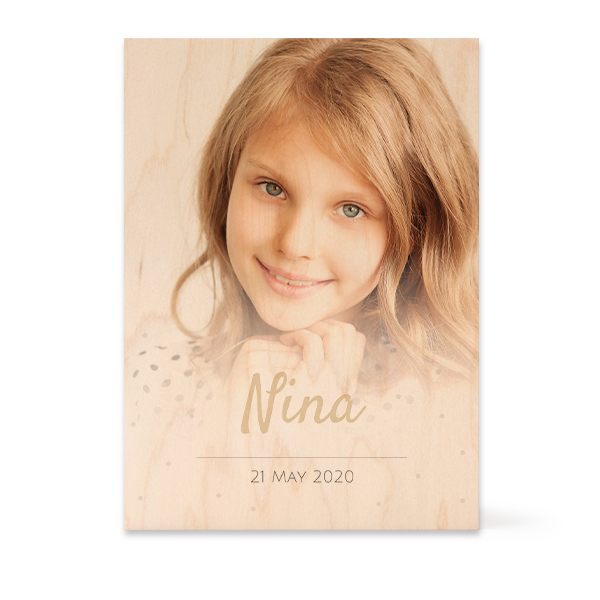Wooden Photo Block Rectangle Wooden Photo Block Rectangle