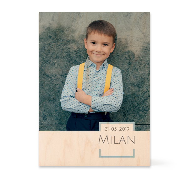 Bloc photo en bois Rectangulaire Bloc photo en bois Rectangulaire