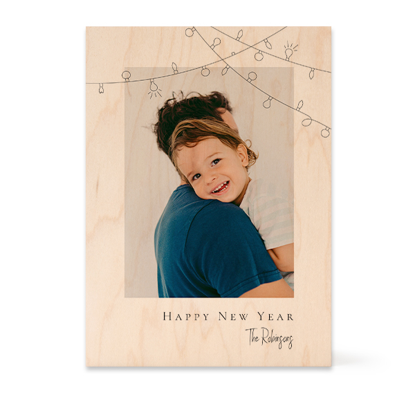 Wooden Photo Block Rectangle