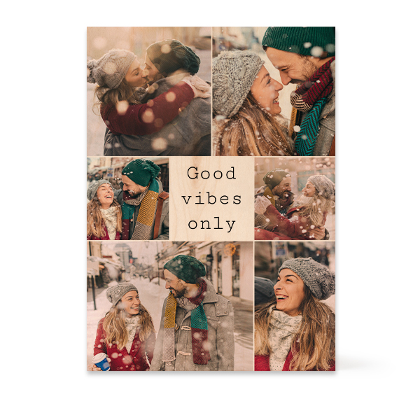 Wooden Photo Block Rectangle