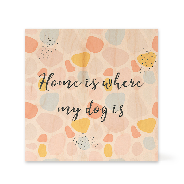 Wooden Photo Block Square Wooden Photo Block Square