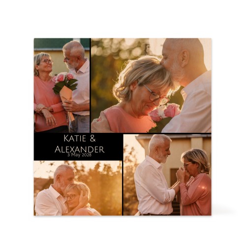 Wooden Photo Block Square Wooden Photo Block Square