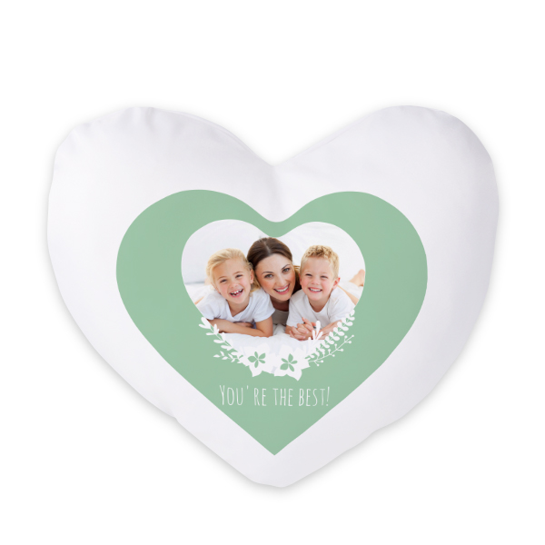 Polyester Cover Heart Front print