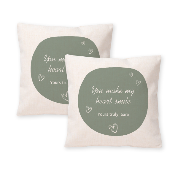 Polylinen Cover Square M Front & Back Polylinen Cover Square M Front & Back
