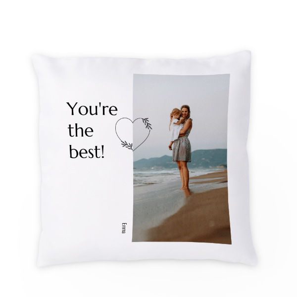 Coussin satiné carré M imprimé sur 1 cÎté Coussin satiné carré M imprimé sur 1 cÎté
