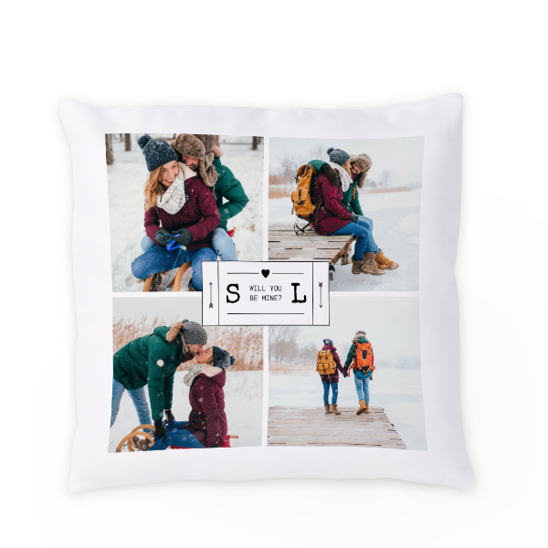 Coussin satiné carré M imprimé sur 1 cÎté Coussin satiné carré M imprimé sur 1 cÎté