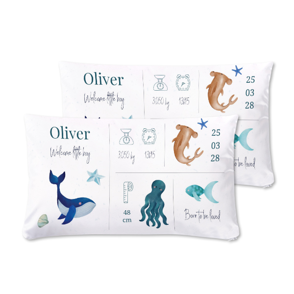 Coussin satiné paysage M imprimé recto-verso Coussin satiné paysage M imprimé recto-verso