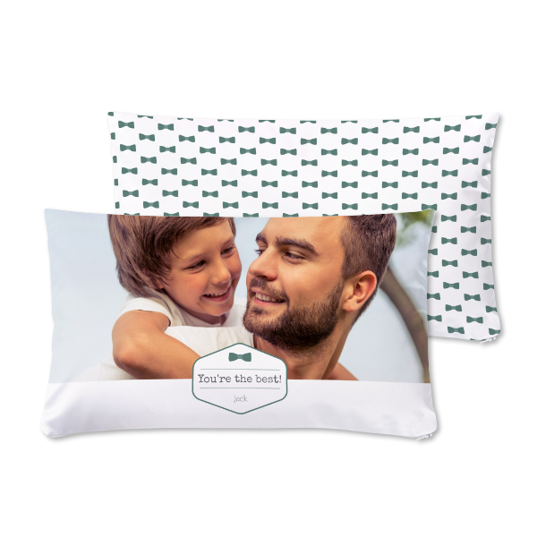 Coussin satiné paysage M imprimé recto-verso Coussin satiné paysage M imprimé recto-verso