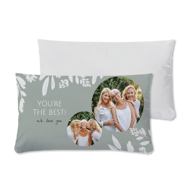 Polyester Cushion Cover and Filling Landscape Front & Back print