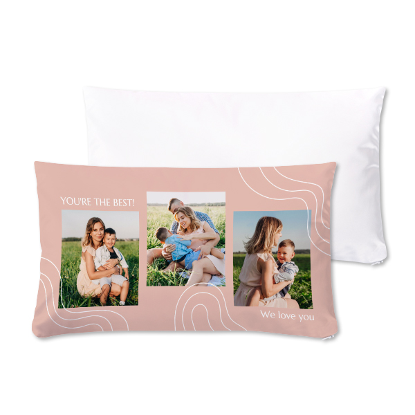 Polyester Cushion Cover and Filling Landscape Front & Back print
