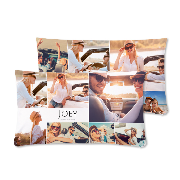 Coussin satiné paysage M imprimé recto-verso Coussin satiné paysage M imprimé recto-verso