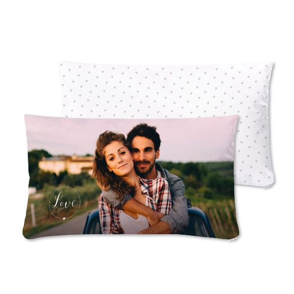Fotokissen personalisiert (30x50 cm, 2-seitig bedruckt, Polyester, inkl. Füllung)