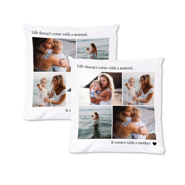 Coussin carré M imprimé recto-verso Coussin carré M imprimé recto-verso