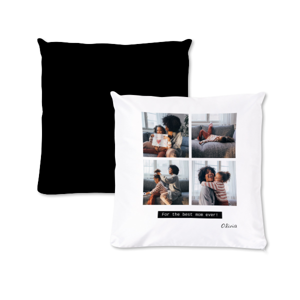 Polyester Cushion Cover and Filling Square M Front & Back print