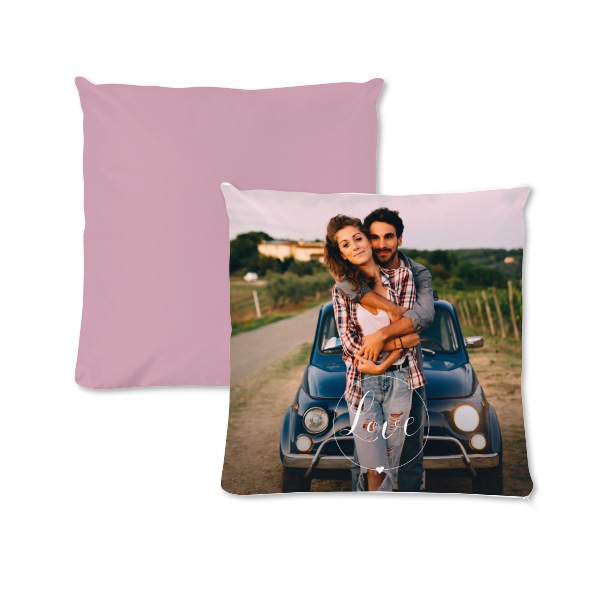Polyester Cushion Cover and Filling Square M Front & Back print
