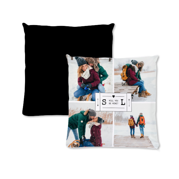 Fotokissen personalisiert (40x40 cm, doppelseitig bedruckt, Polyester, inkl. Füllung)