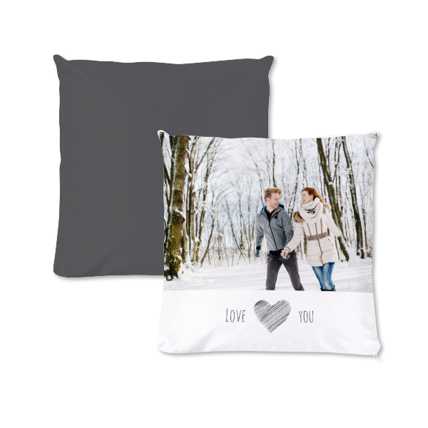 Fotokissen personalisiert (40x40 cm, doppelseitig bedruckt, Polyester, inkl. Füllung)