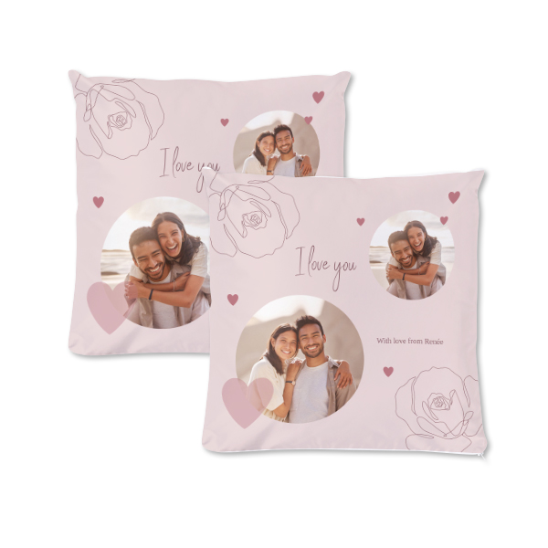 Polyester Cover Square M Front & Back print Polyester Cover Square M Front & Back print