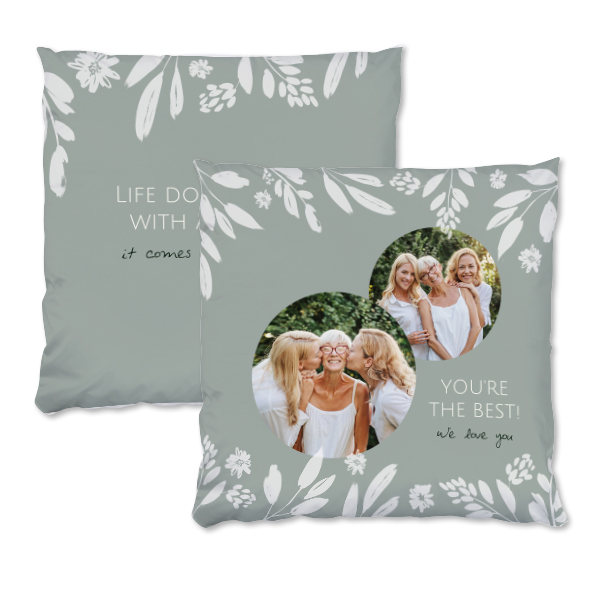 Polyester Cover Square L Front & Back print