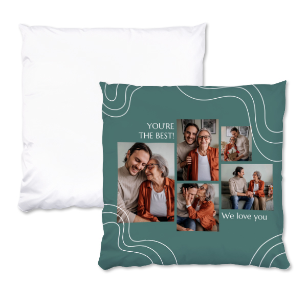 Polyester Cover Square L Front & Back print