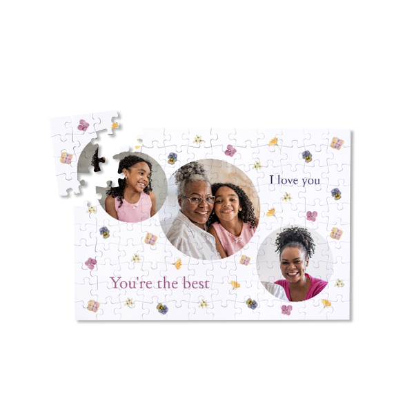 Puzzle 120 pieces (hard cardboard)