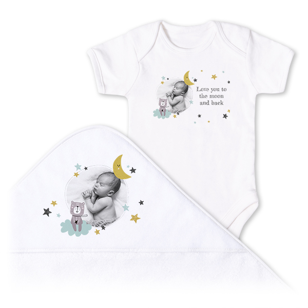 Baby Gift Set Bath Cape & Onesie Baby Gift Set Bath Cape & Onesie