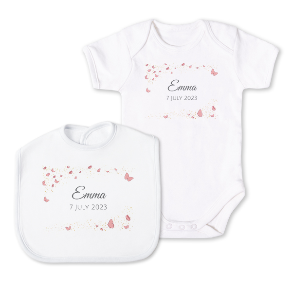 Baby Gift Set Bib & Onesie