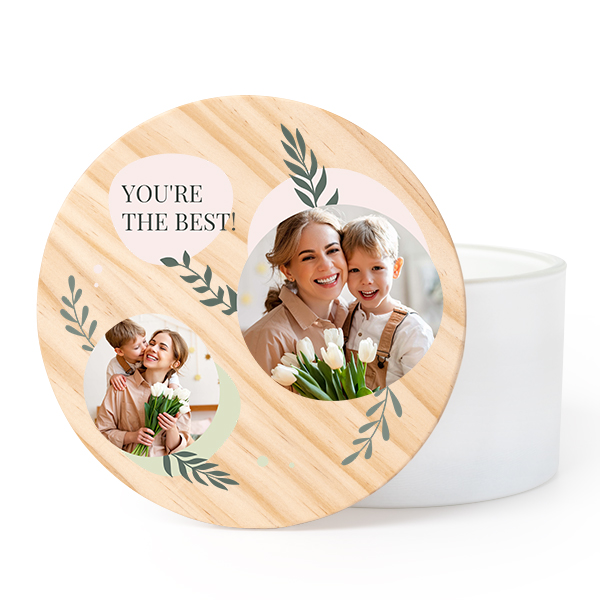 Scented Candle L - UV laser print