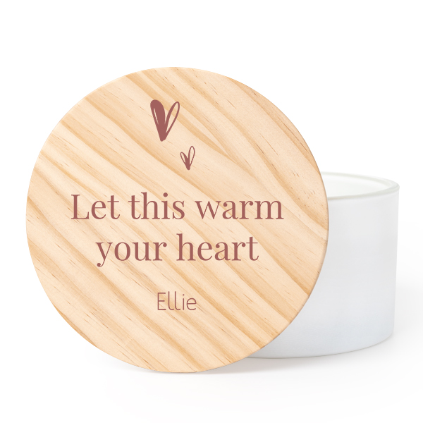 Scented Candle L - UV laser print