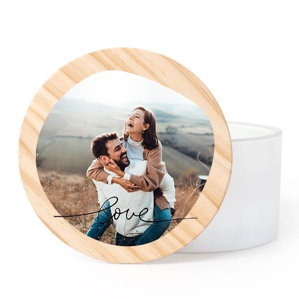 Scented Candle L - UV laser print