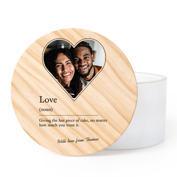 Scented Candle L - UV laser print