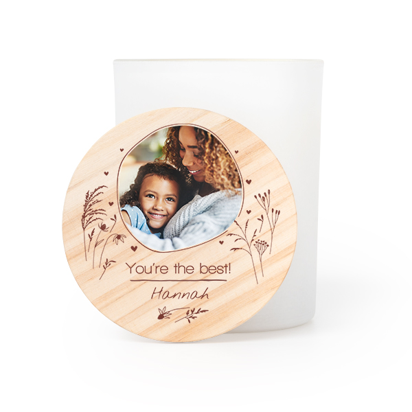 Scented Candle S - UV laser print