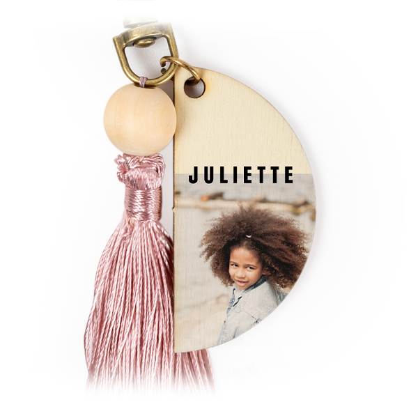 UV Printed Keychain Tassel Magnolia - Set of 6