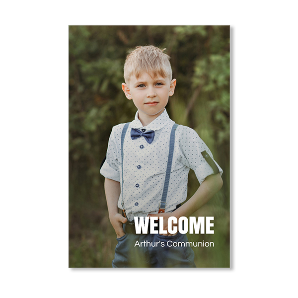 Forex Wikommen-Poster 40x60