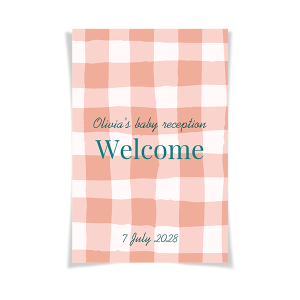 Velkomstplakat Velkomstplakat
